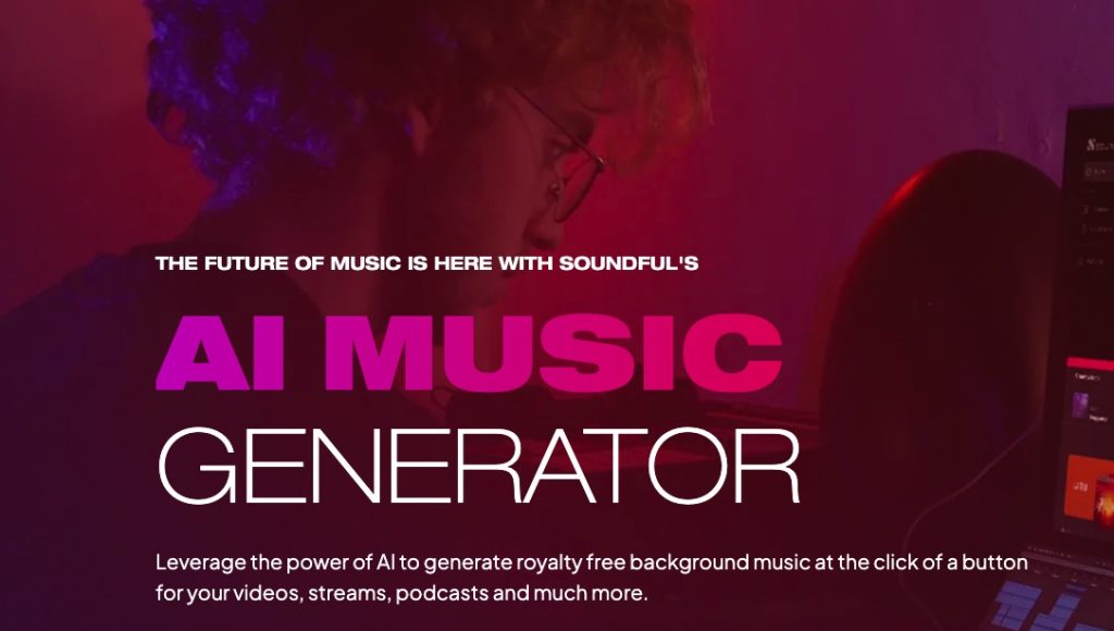 Soundful, an AI music generator