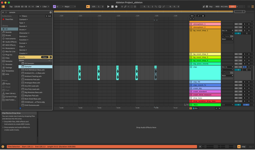 Trumsamplers från Soundfuls AI-musikgenerator